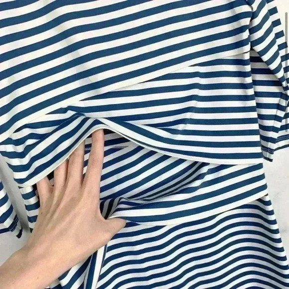 J. McLaughlin Nicola Striped Nautical Pencil Dress - Picture 4 of 9